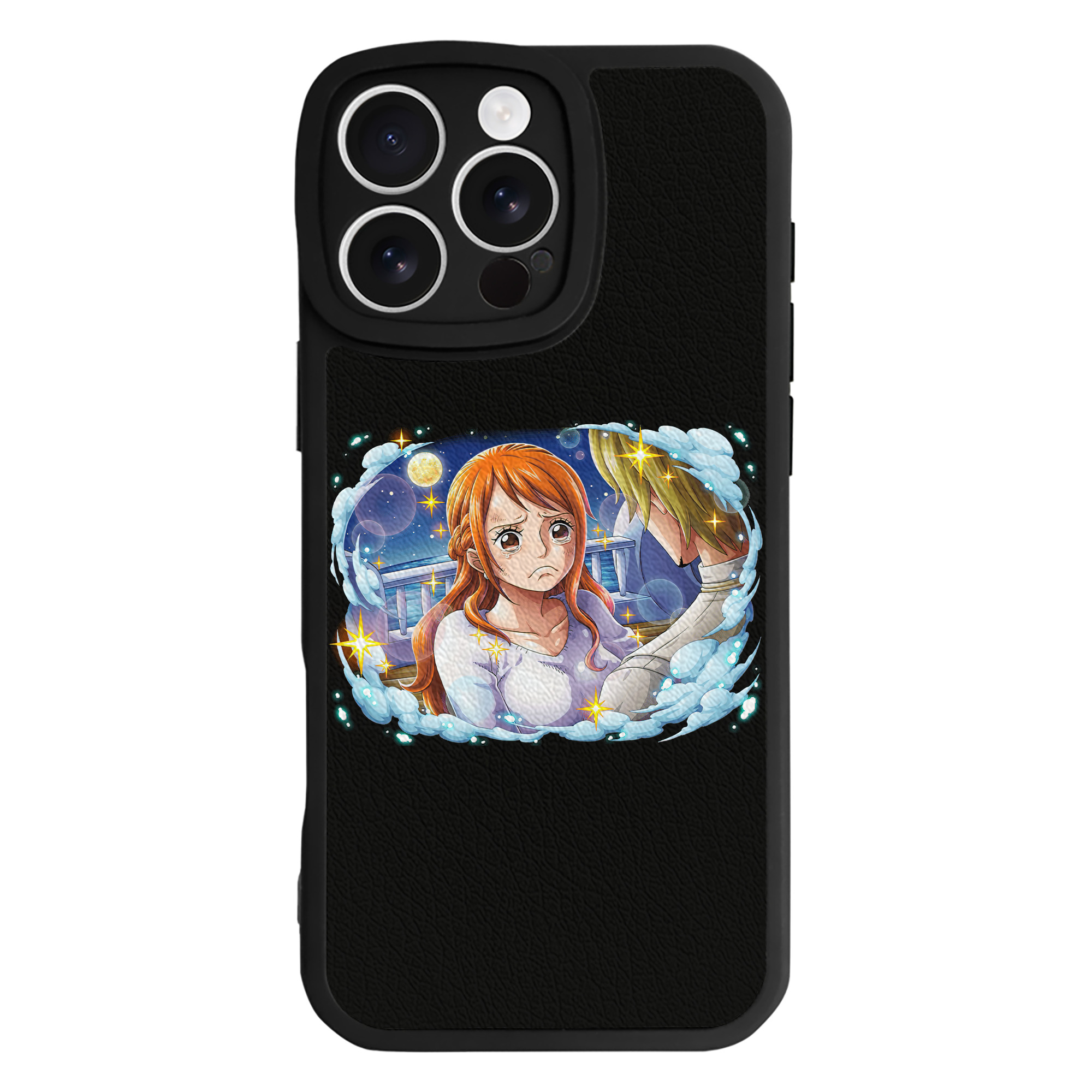 （画像用） ワンピース ナミ ONE PIECE Nami 【iPhone 16シリーズ対応】シリコンスマホケース（レザー調） 材質：シリコン